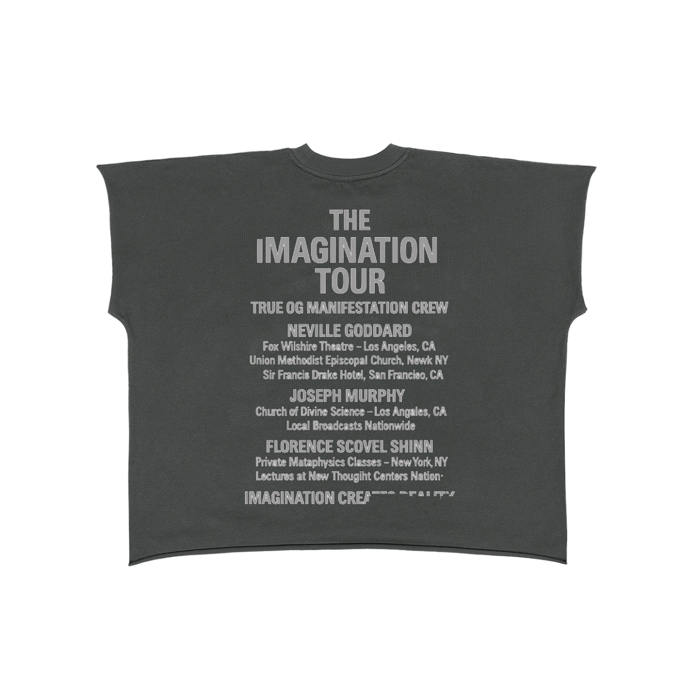 Imagination Tour Raw Edge Boxy Non-Shrink T-Shirt image 1
