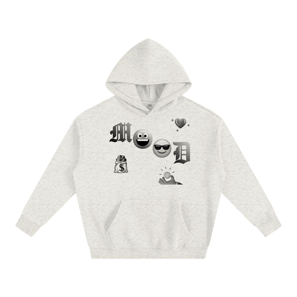 Emoji Mood Oversize Fleeced Hoodie image 7