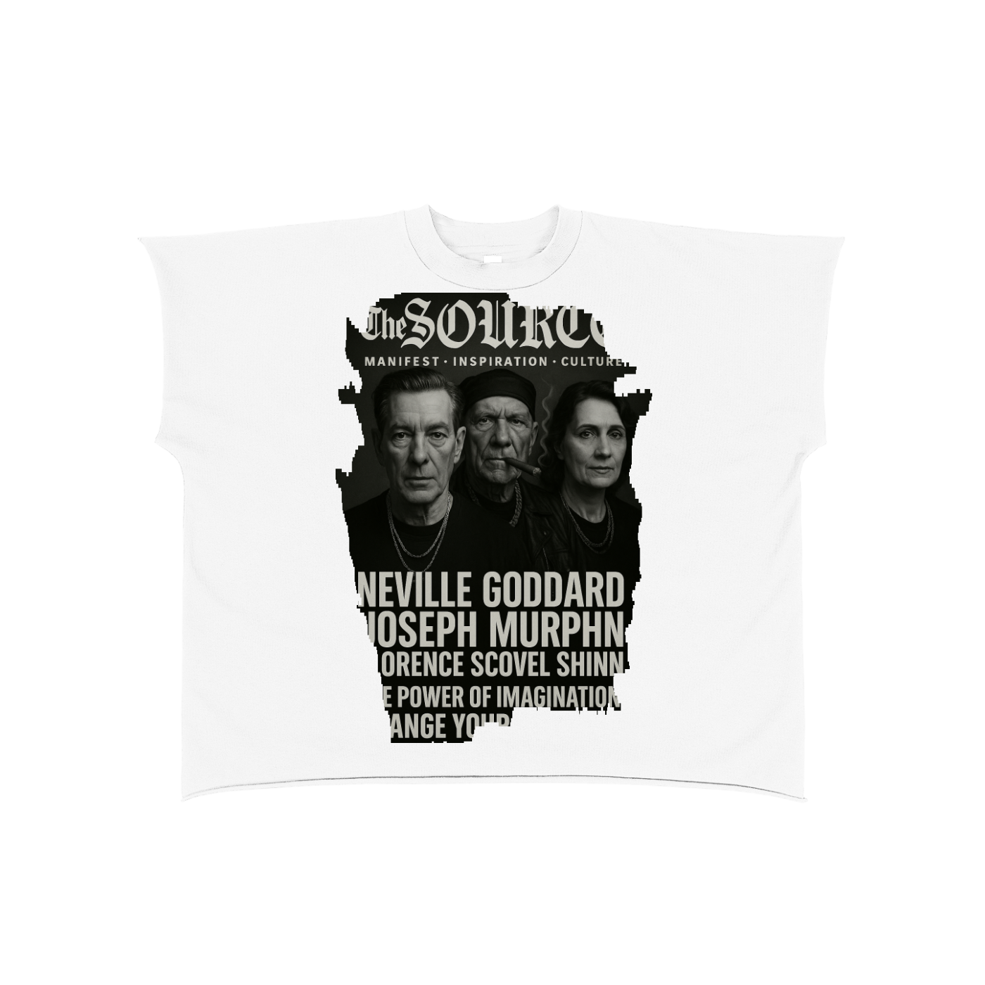 Imagination Tour Raw Edge Boxy Non-Shrink T-Shirt image 4