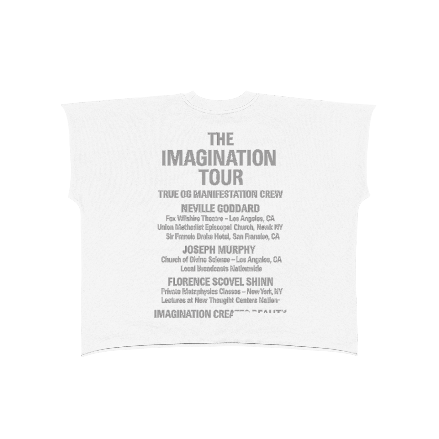 Imagination Tour Raw Edge Boxy Non-Shrink T-Shirt image 5