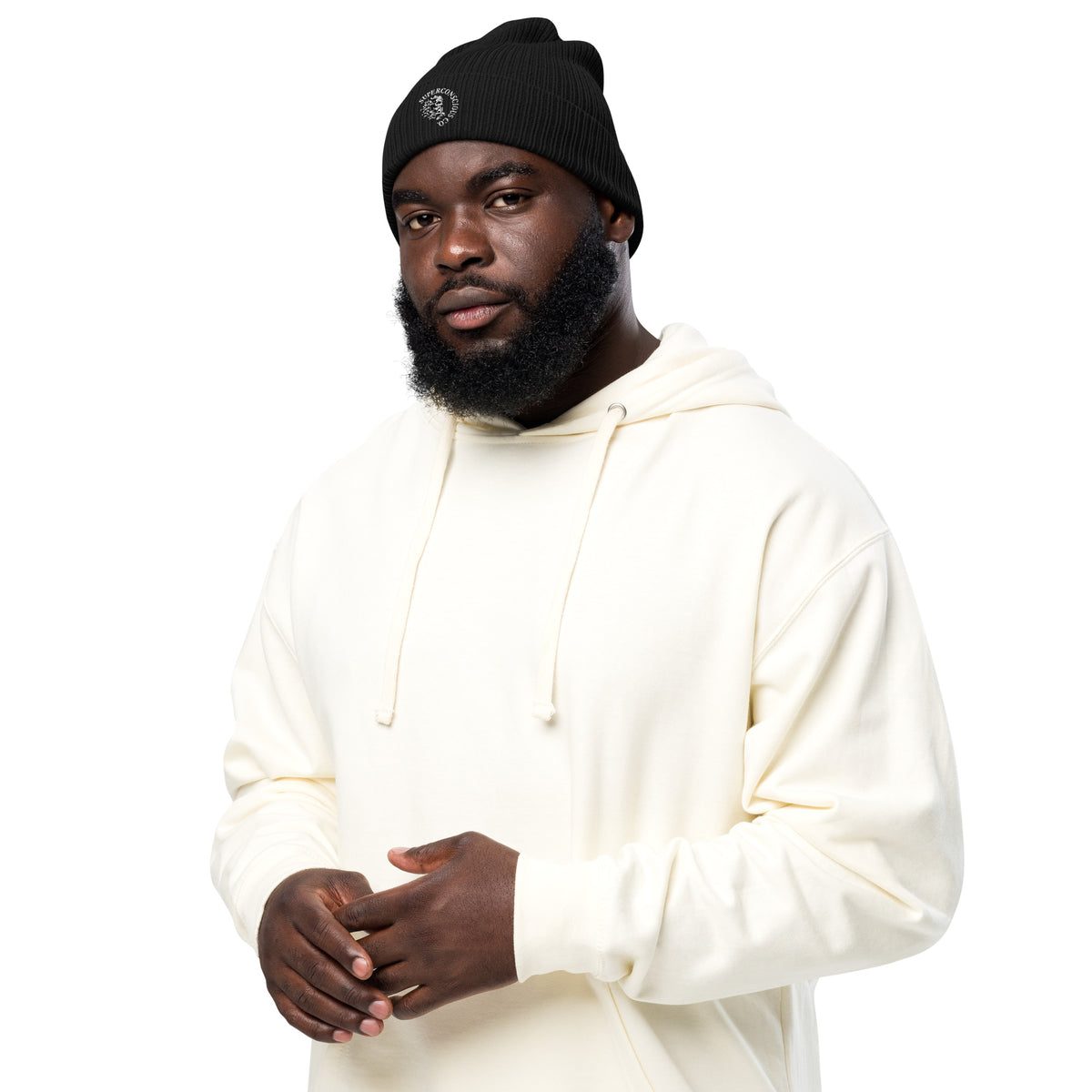 Super Organic Ribbed Beanie Classic Logo image 5