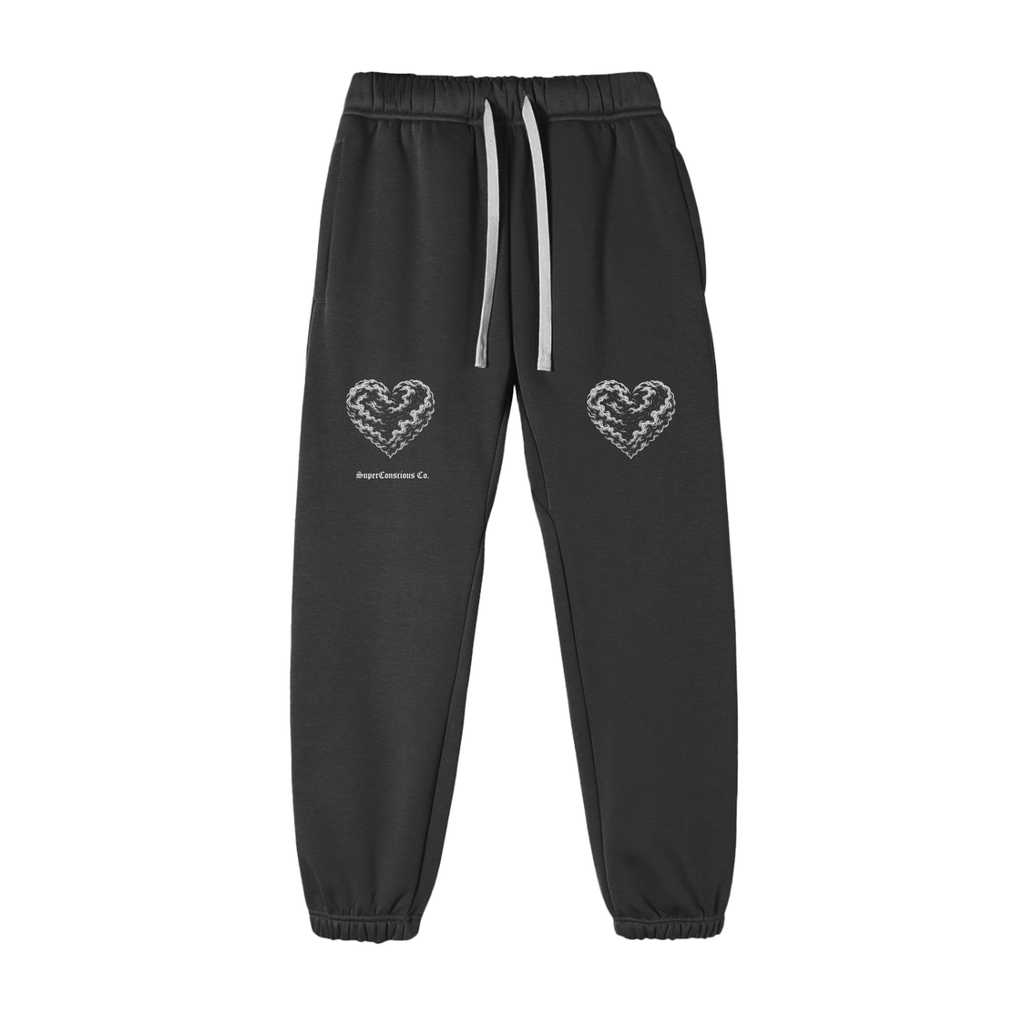 Hearts Fleece Sweatpants image 0