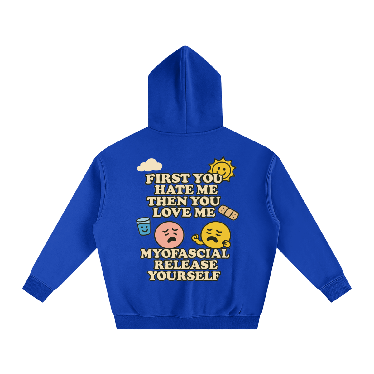 SHF+ Myofascia Release Yourself Oversize Fleeced Hoodie image 5